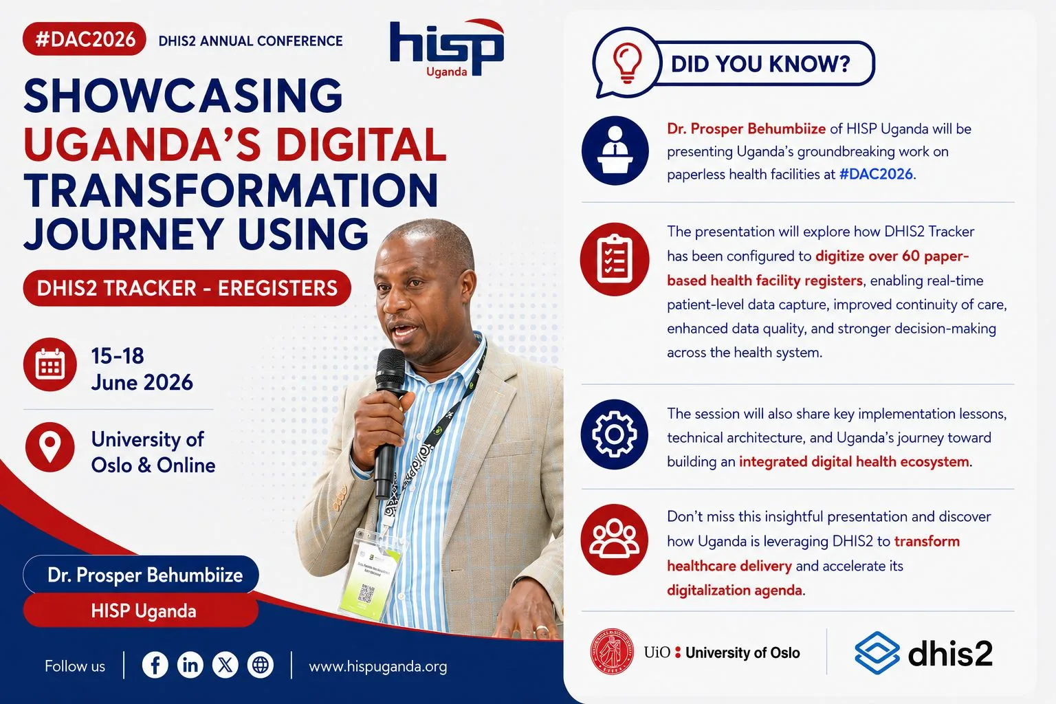 Showcasing Uganda's Digital Transformation Journey using DHIS2 Tracker - eRegisters